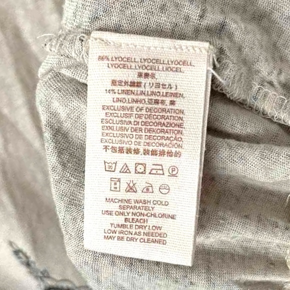 Free People Medallion Print Top Cream Size Medium - Picture 12 of 13